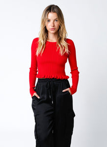 Sylvia Sweater-Red