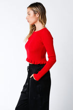 Sylvia Sweater-Red