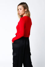 Sylvia Sweater-Red
