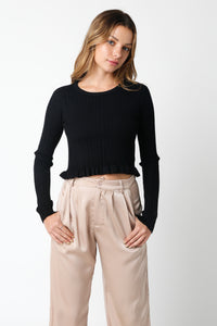 FINAL SALE Sylvia Sweater-Black