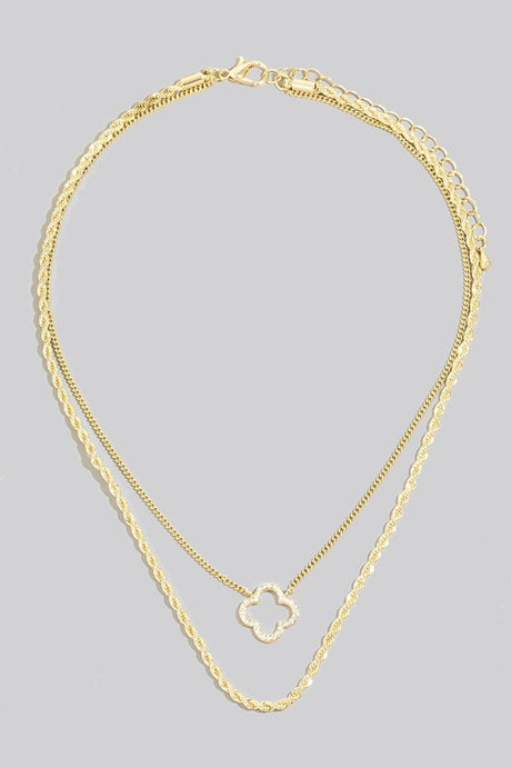 Clover Rope Necklace