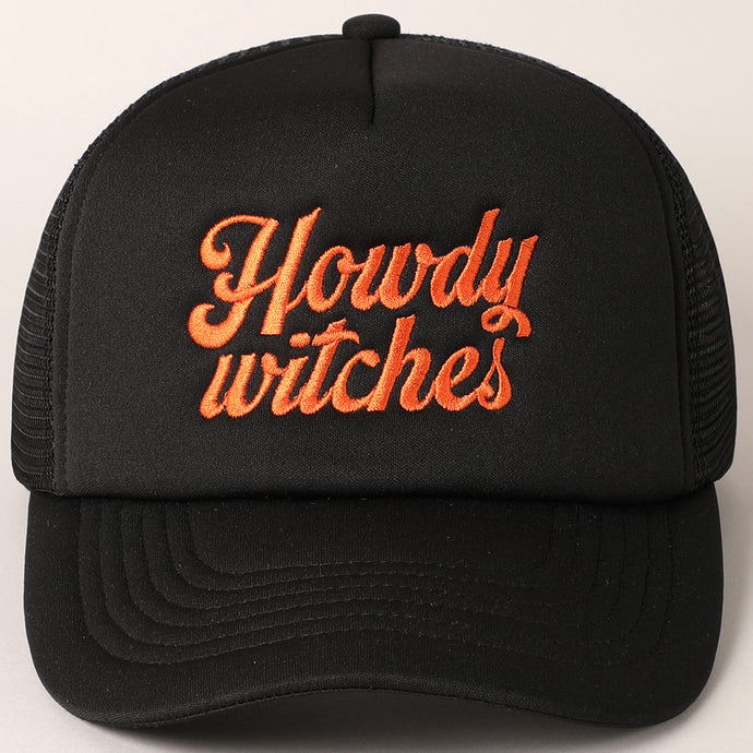Howdy Witches Hat-Black