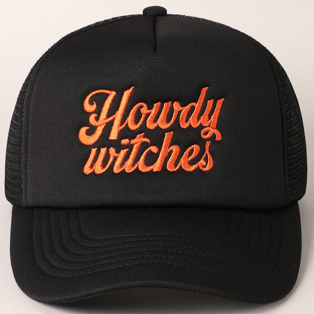 Howdy Witches Hat-Black