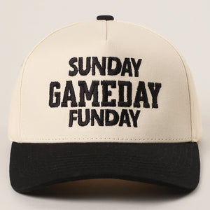 Sunday Funday Hat-Black