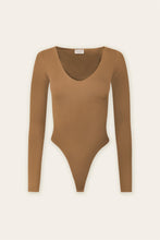 Polly Bodysuit-Camel