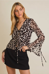 Bertha Leopard Blouse