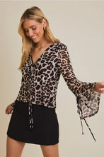 Bertha Leopard Blouse