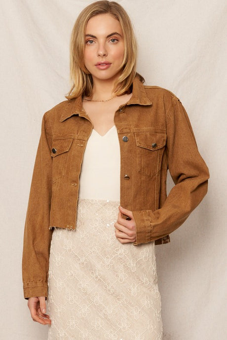FINAL SALE Sienna Jacket-Camel