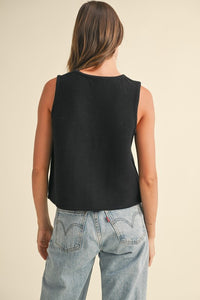 Billie Vest-Black