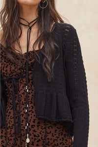 Cecelia Cardigan-Black