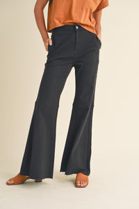 Wren Flared Pants-Black