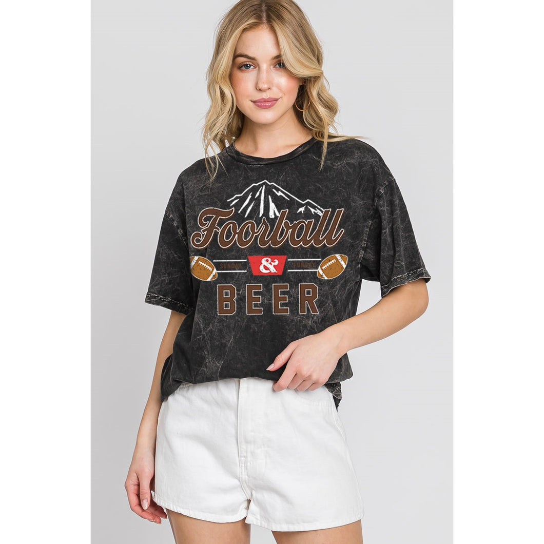 Football and Beer Tee