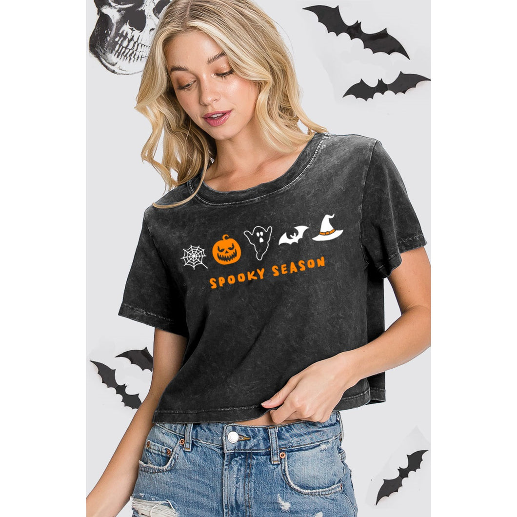 Spooky Season Crop Top