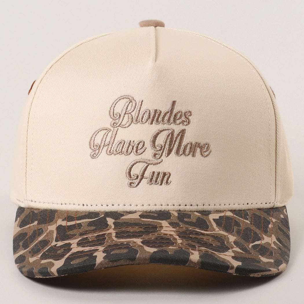 Blondes Have Fun Hat