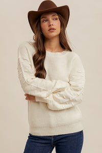 FINAL SALE Bailey Sweater-Ivory