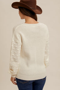 FINAL SALE Bailey Sweater-Ivory