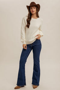 FINAL SALE Bailey Sweater-Ivory