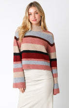 Chiara Sweater-Red Combo