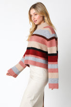 Chiara Sweater-Red Combo