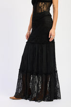Julia Lace Skirt-Black