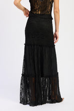 Julia Lace Skirt-Black