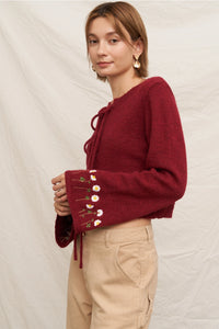 Greta Flower Cardigan