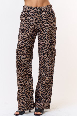 FINAL SALE Libby Leopard Pants