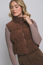 Tara Reversible Vest-Brown