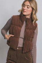 Tara Reversible Vest-Brown