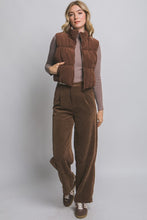 Tara Reversible Vest-Brown