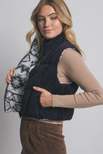 Tara Reversible Vest-Black