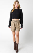 Kannon Crop Sweater-Black