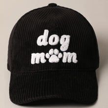 Dog Mom Corduroy Cap