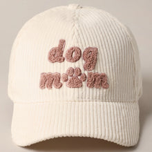 Dog Mom Corduroy Cap
