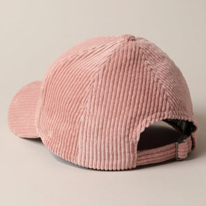 Dog Mom Corduroy Cap