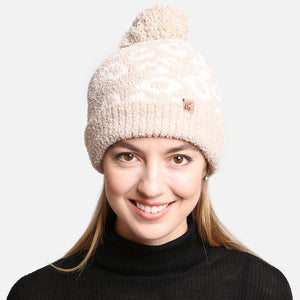Liz Leopard Beanie