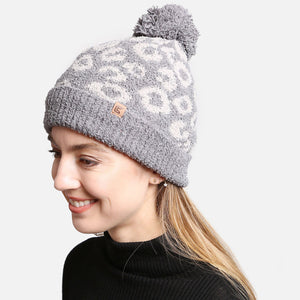 Liz Leopard Beanie