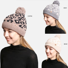 Liz Leopard Beanie