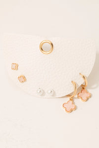 Clover Earrings Set