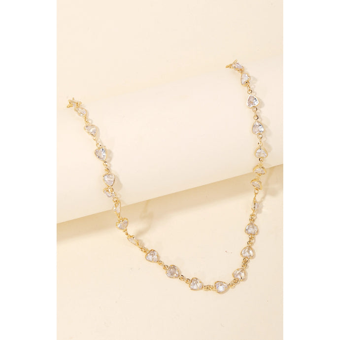 Harley Heart Necklace-Gold