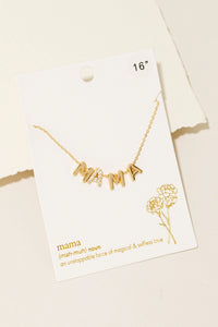 Mama Force Necklace-Gold