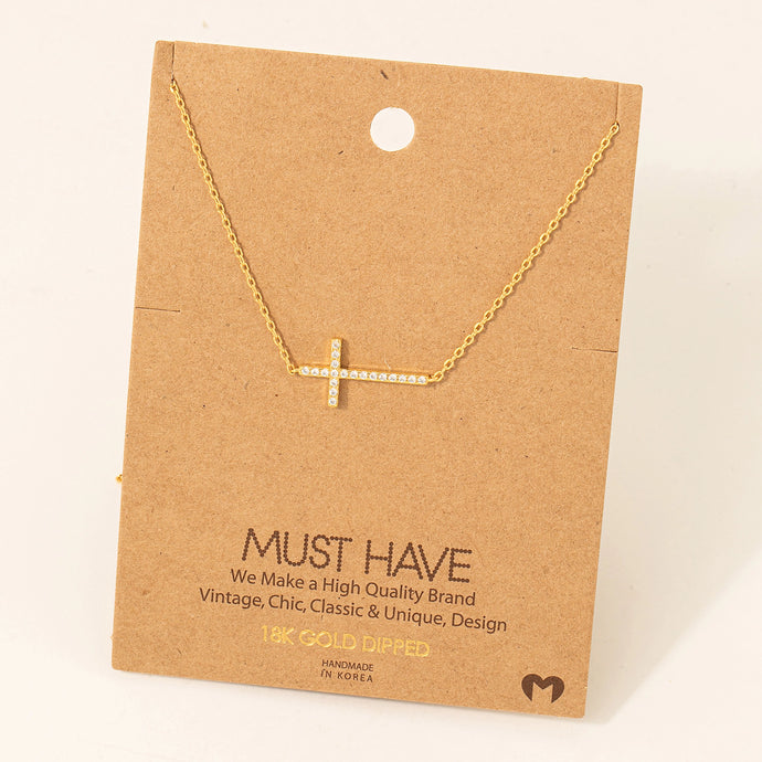 Cross Jewel Necklace
