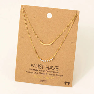Cassie Curved Necklace