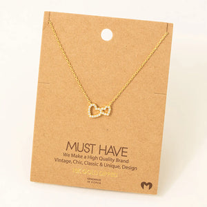Double Heart Necklace