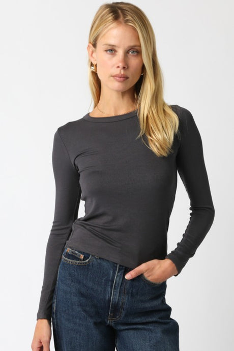 Jessie Top-Charcoal
