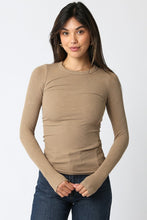 Abbey Top-Khaki