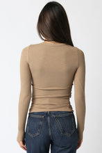 Abbey Top-Khaki