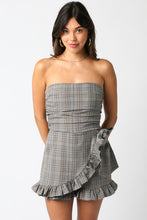Skye Plaid Romper