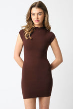 Riley Mini Dress-Brown