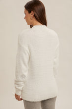 FINAL SALE Snowflake Fuzzy Sweater